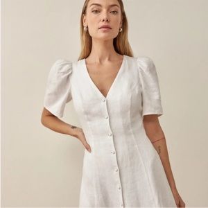 NWT Reformation Newbury Linen Dress Size 4